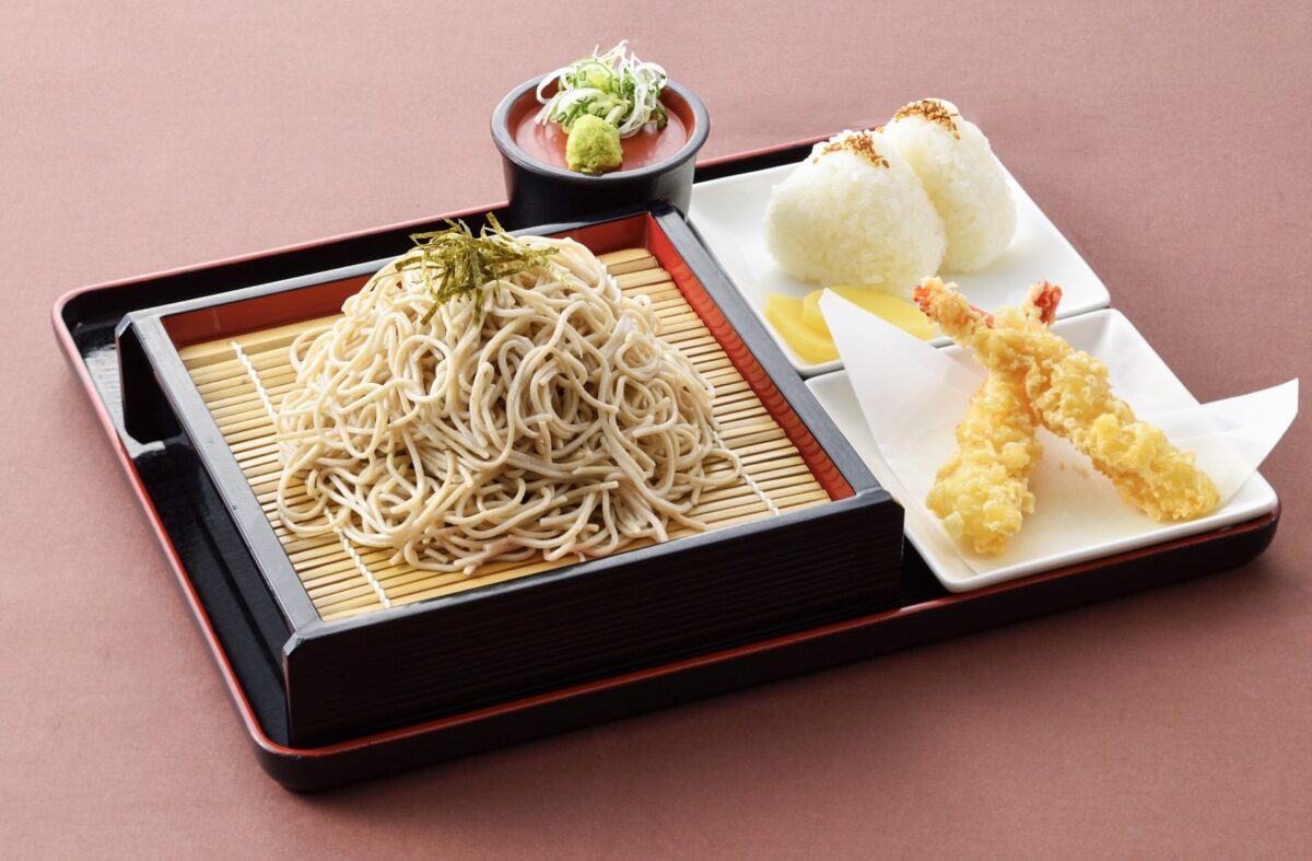海老天ざるうどん・そば