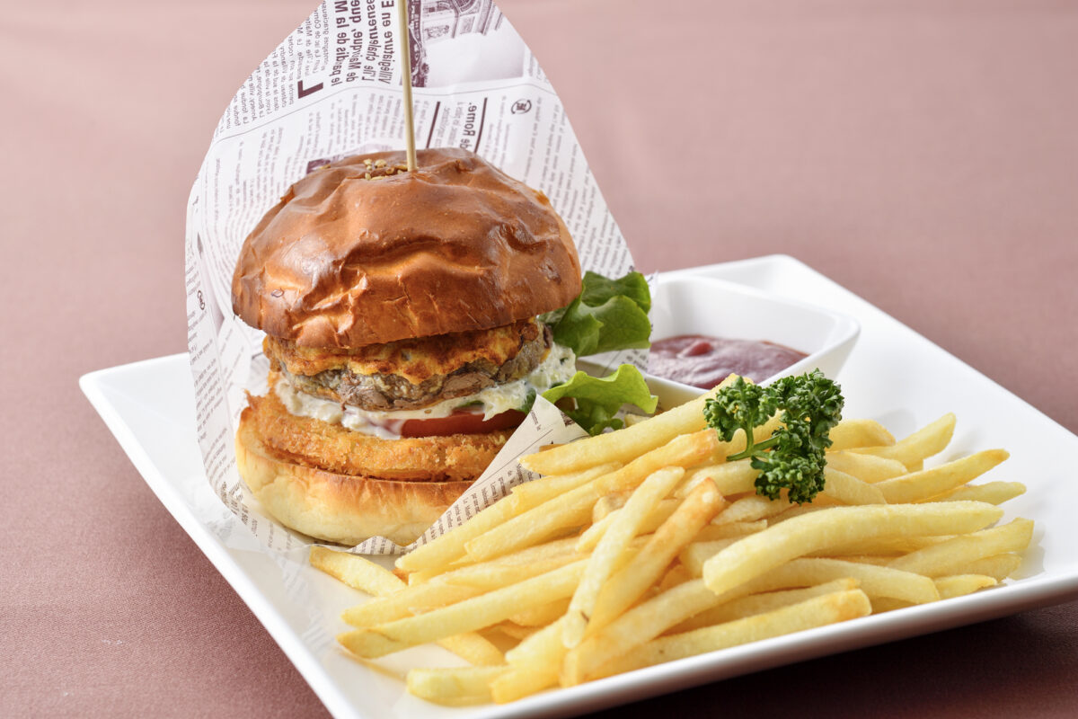 宮崎牛使用!手作りハンバーガー