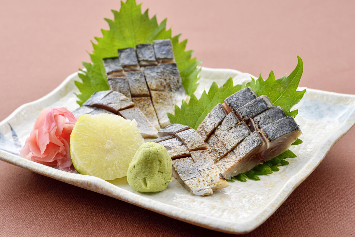 しめ鯖炙り